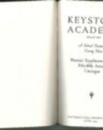 Keystone Academy 55th Annual Catalogue June 1924