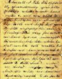 Letter from James Graham to [his wife?] Elizabeth, December 6, 1864