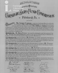 Resolutions accepting trust by the Carnegie Hero Fund Commission, Pittsburgh, Pennsylvania-- 20th May, 1904