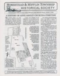 Homestead and Mifflin Township Historical Society Newsletter Commemorative Edition, October 5, 2003