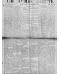 The Ambler Gazette 19000920