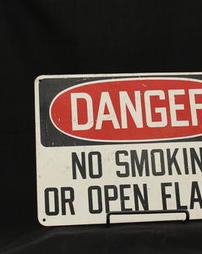 "No Smoking" Danger Sign