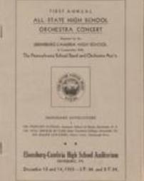 All-State High School Orchestra Concert Program