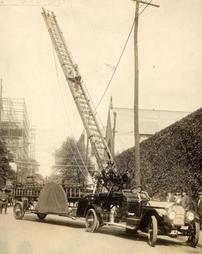 Aerial ladder truck, ca. 1920