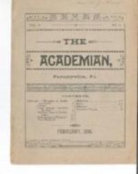 The Academian February 1886 Volume 2 #1