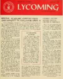 Newsletter from Lycoming College, February 1970