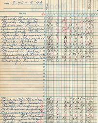 class grades arith 1955 - 1956