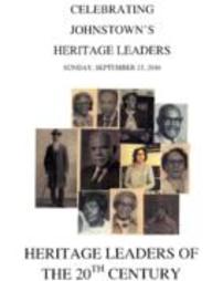 Celebrating Johnstown's Heritage Leaders 2016