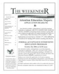 The Weekender Volume 24 Issue 2 2006