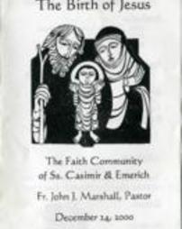 The Birth of Jesus, The Faith Community of Ss. Casimir and Emerich