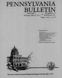 Pennsylvania bulletin Vol. 01 pages 1229-1260