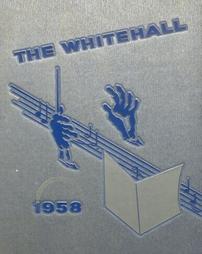 1958 Whitehall High School Yearbook - Front Cover