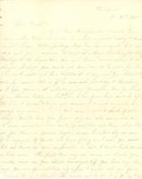 1865-11-30 Handwritten letter from Ada (Adaline S. Keller Hutchison) to her mother, Margaretta Keller