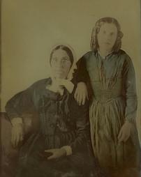 Image - Daguerreotype of Young Mary E. D. Wilson with her Mother