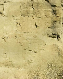 Quarry in massive sandstone