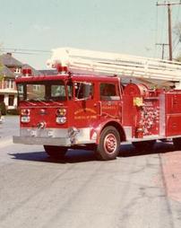 Williamsport Bureau of Fire aerial fire truck