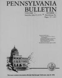 Pennsylvania bulletin Vol. 01 pages 0097-0107