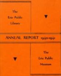 Erie Public Library Report 1940-1941