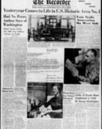 The Conshohocken Recorder, February 25, 1960