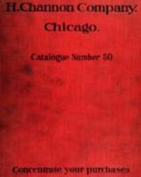 H. Channon Co. Catalogue number 50