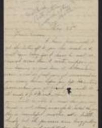 Ida M. Sanford's last letter to Annie M. Sanford. Received after Ida's death.
