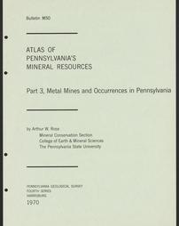 Atlas of Pennsylvania's mineral resources