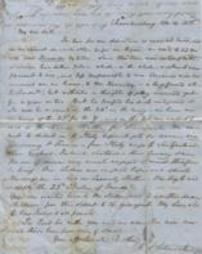 1856-04-14 Handwritten letter from Benjamin S. Schneck to his sister, Margaretta Keller