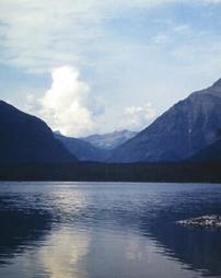 Road Trip. National Parks in the 1940s. Exhibition. 2016. Glacier Park. Lake McDonald