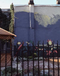 Greene Countrie Towne. Point Breeze. Wedding Garden. Richard Watson Mural