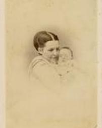 B&W Photograph of Annie Jane Criswell McCormick and Henry Buehler McCormick, Jr.