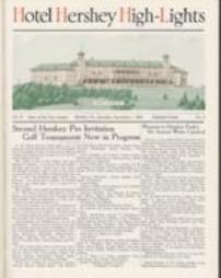 Hotel Hershey Highlights 1934-09-01