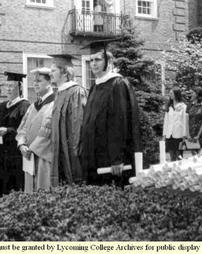Faculty and Administrators, Commencement 1974