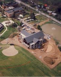 Aerial Photo of Leffler Chapel Construction