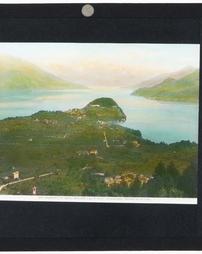 Italy. Bellagio. Lago di Como. Panorama dei tre Laghi
