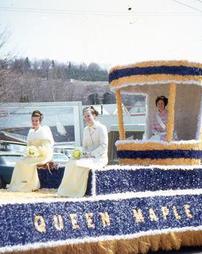 Maple Queen Float in Festival Parade 1970