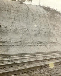 Portage shale along main line of Pennsylvania Railroad
