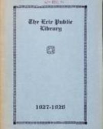 Erie Public Library Report 1927-1928