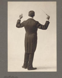 John S. Duss. band conductor pose