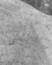Unconformity, Martinsburg Formation and Tuscarora quartzite