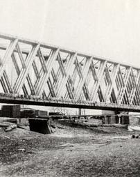Reading Railroad Bridge over Canal near Hepburn Street Shortly after Completion in 1872