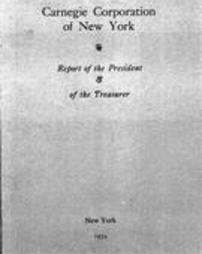 Report of the president and of the treasurer for the year ended September 30, 1934