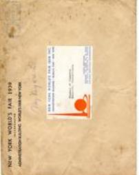 New York World's Fair 1939 Envelope