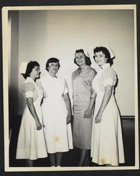 1958 - nurses with Miss America