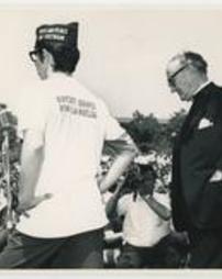 Monsignor Charles Owen Rice at Peace March at the Point Photograph