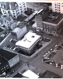 Aerial photograph of Downtown Uniontown, Pennsylvania 
