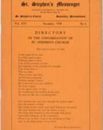 Directory - November 1930