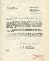 Letter about Patent