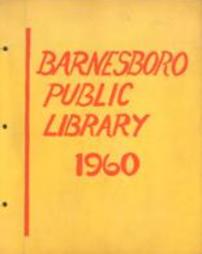 Barnesboro Public Library 1960 Scrapbook
