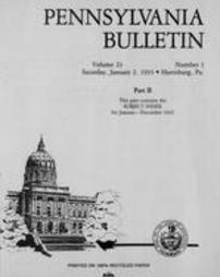 Pennsylvania bulletin Subject Index for 1992