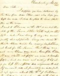 1866-09-24 Handwritten letter from Benjamin S. Schneck to his sister, Margaretta Keller